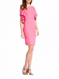 Adrianna Papell Cold-Shoulder Sheath Dress at Lord & Taylor